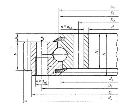 Slewing ring with external gear