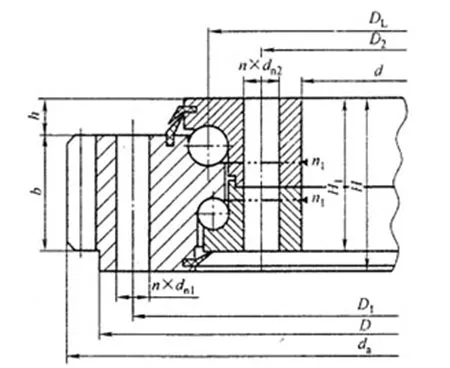 Slewing ring with external gear