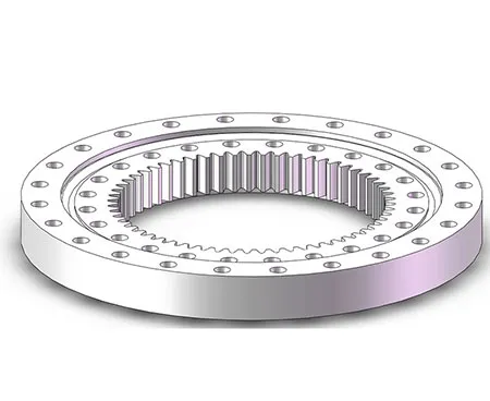 Slewing ring with internal gear