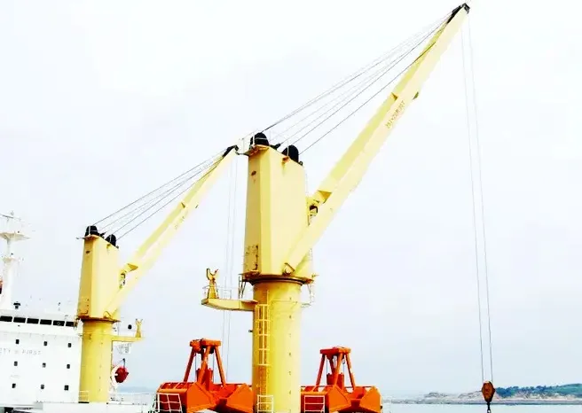 Slewing bearing used in marine deck crane