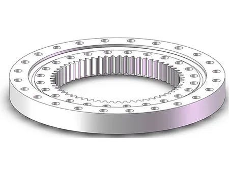 Slewing ring with internal gear