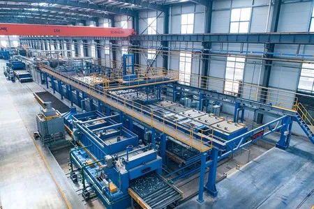 Bainite heat treatment line